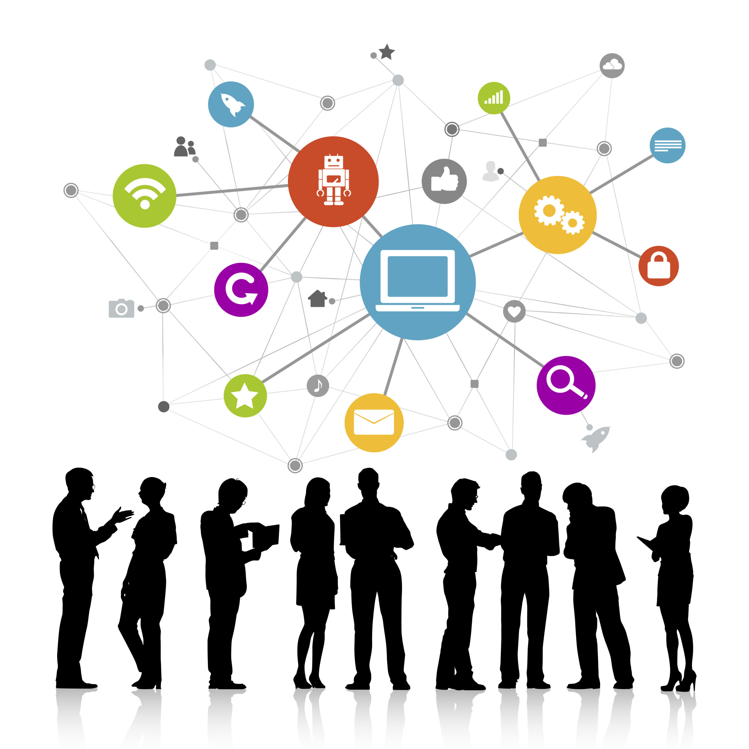 Illustration of business people